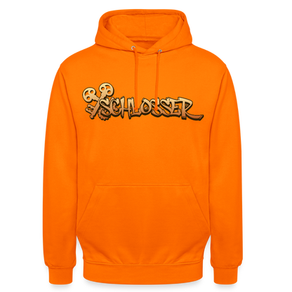 Unisex Hoodie "Schlosser" Orange Unisex Hoodie {{ color }}