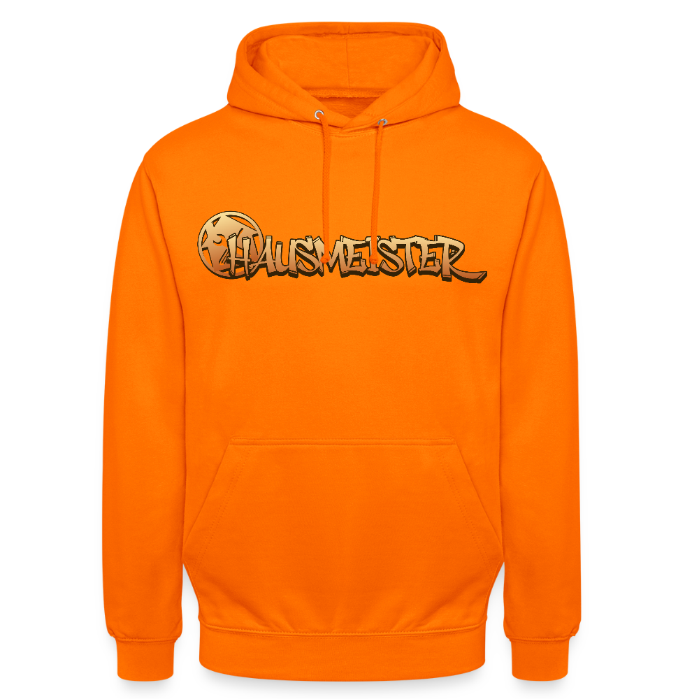 Unisex Hoodie "Hausmeister" Orange Unisex Hoodie {{ color }}