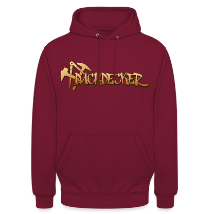 Unisex Hoodie "Dachdecker" Bordeaux Unisex Hoodie {{ color }}