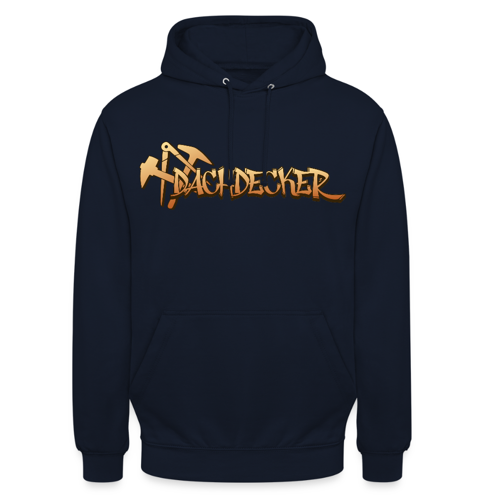 Unisex Hoodie "Dachdecker" Navy Unisex Hoodie {{ color }}