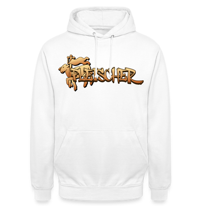 Unisex Hoodie "Fleischer" Weiß Unisex Hoodie {{ color }}