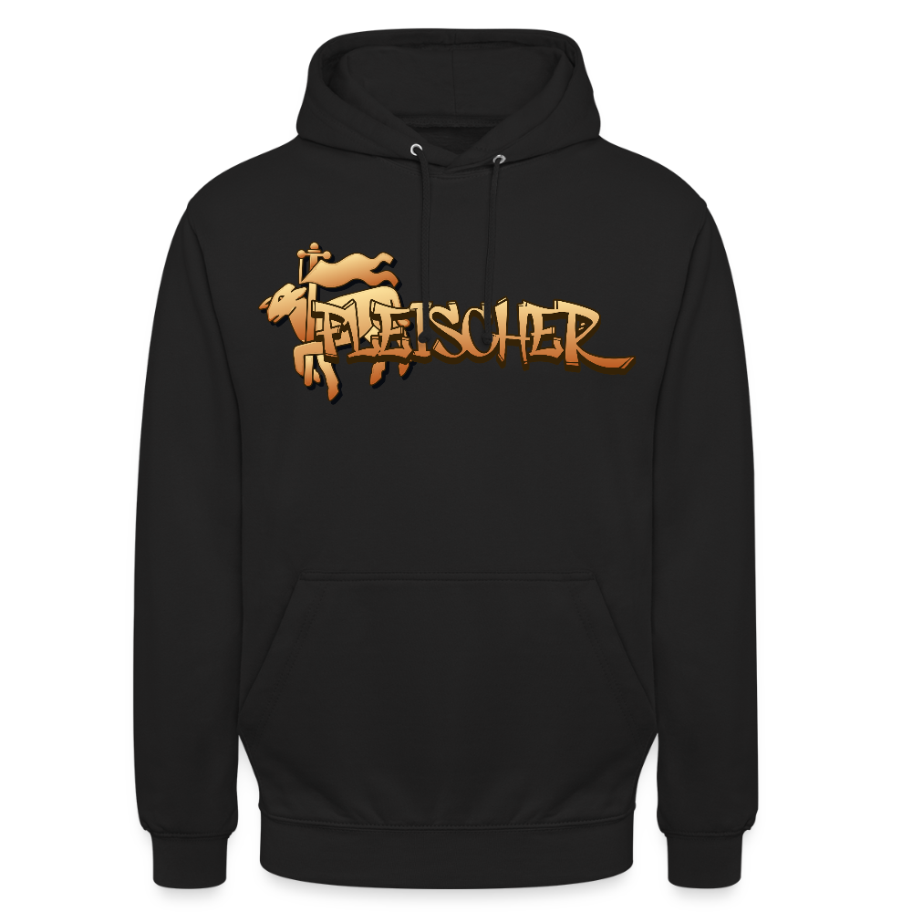 Unisex Hoodie "Fleischer" Schwarz Unisex Hoodie {{ color }}
