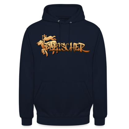 Unisex Hoodie "Fleischer" Navy Unisex Hoodie {{ color }}