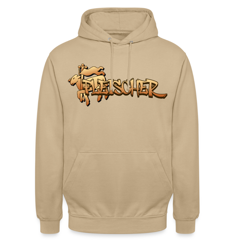 Unisex Hoodie "Fleischer" Beige Unisex Hoodie {{ color }}