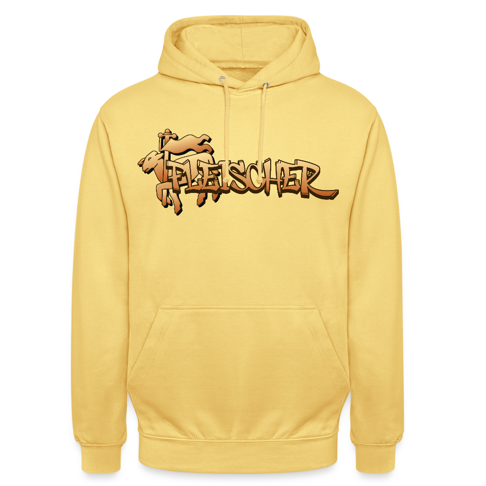Unisex Hoodie "Fleischer" Zitronengelb Unisex Hoodie {{ color }}