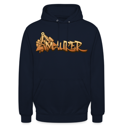 Unisex Hoodie "Maurer" Navy Unisex Hoodie {{ color }}