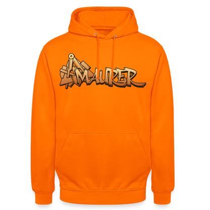 Unisex Hoodie "Maurer" Orange Unisex Hoodie {{ color }}