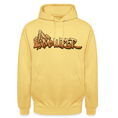 Unisex Hoodie "Maurer" Zitronengelb Unisex Hoodie {{ color }}