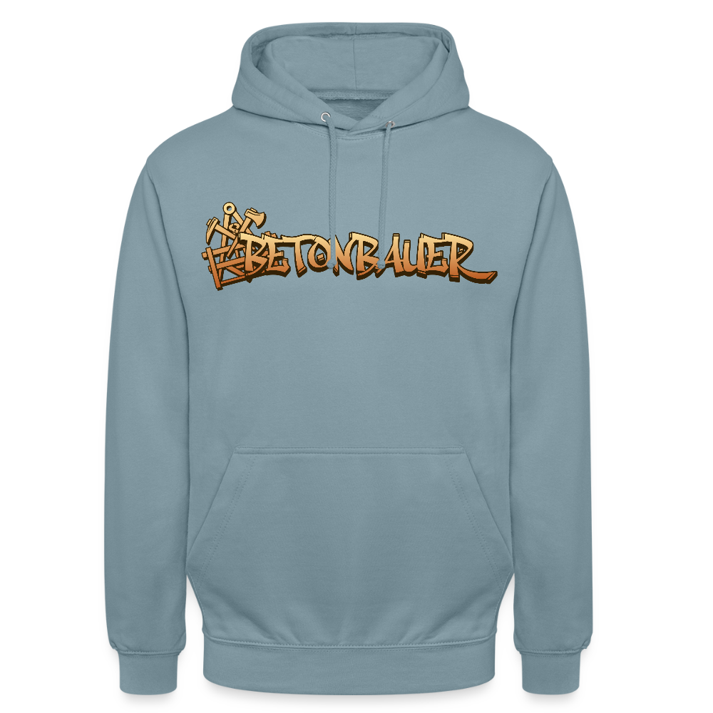 Unisex Hoodie "Betonbauer" Nebelblau Unisex Hoodie {{ color }}