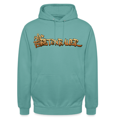 Unisex Hoodie "Betonbauer" Pastelltürkis Unisex Hoodie {{ color }}