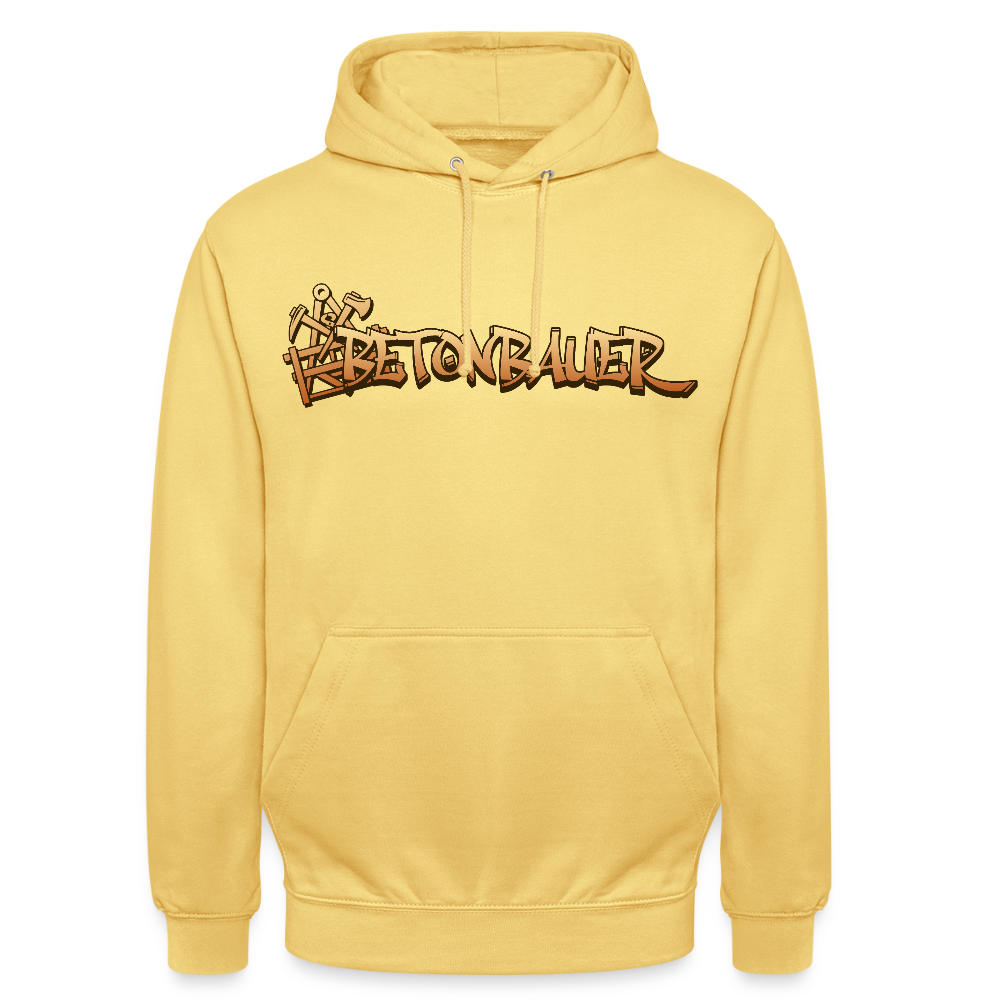 Unisex Hoodie "Betonbauer" Zitronengelb Unisex Hoodie {{ color }}