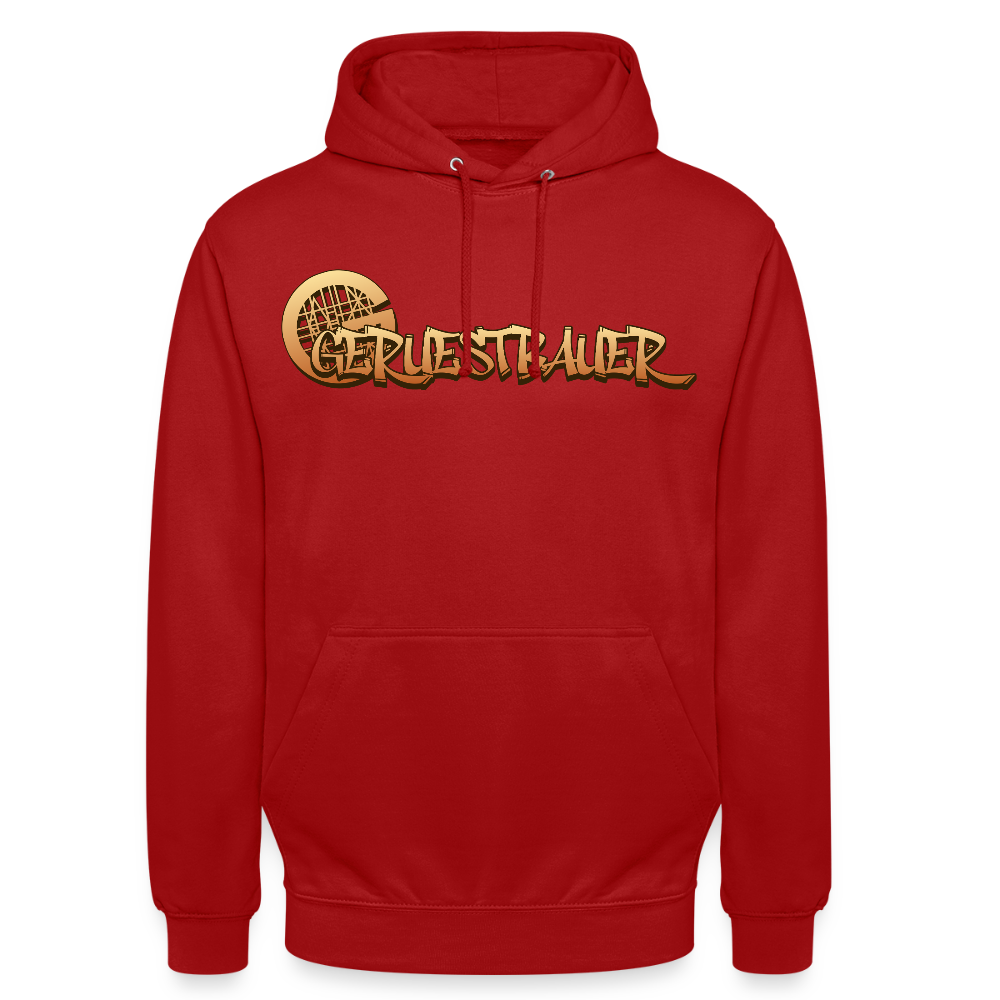 Unisex Hoodie "Gerüstbauer" Rot Unisex Hoodie {{ color }}