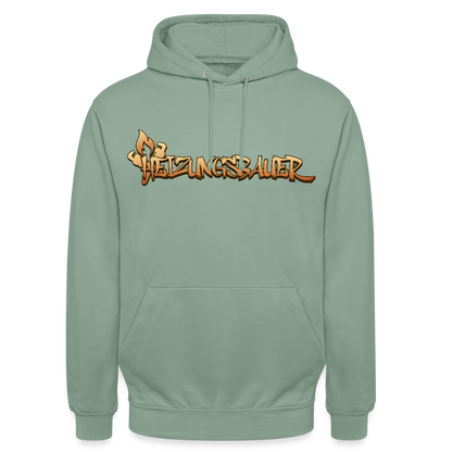 Unisex Hoodie "Heizungsbauer" Graugrün Unisex Hoodie {{ color }}