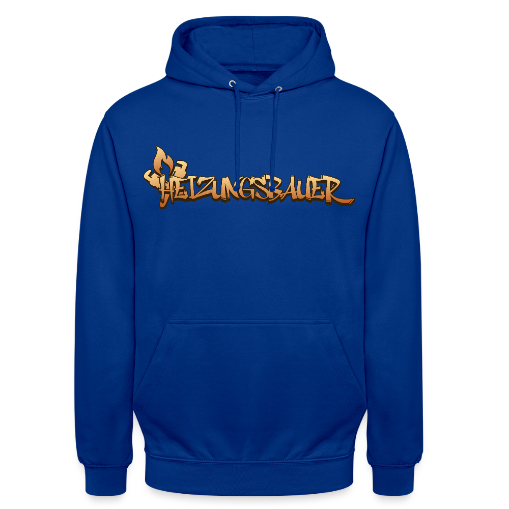 Unisex Hoodie "Heizungsbauer" Royalblau Unisex Hoodie {{ color }}