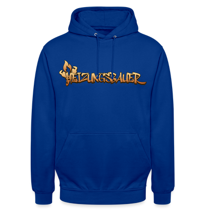 Unisex Hoodie "Heizungsbauer" Royalblau Unisex Hoodie {{ color }}