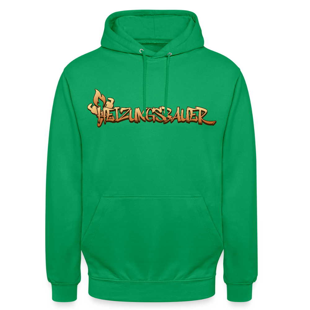 Unisex Hoodie "Heizungsbauer" Kelly Green Unisex Hoodie {{ color }}