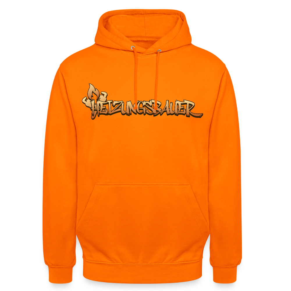 Unisex Hoodie "Heizungsbauer" Orange Unisex Hoodie {{ color }}