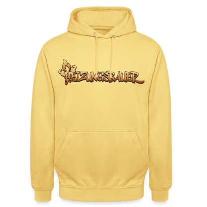 Unisex Hoodie "Heizungsbauer" Zitronengelb Unisex Hoodie {{ color }}