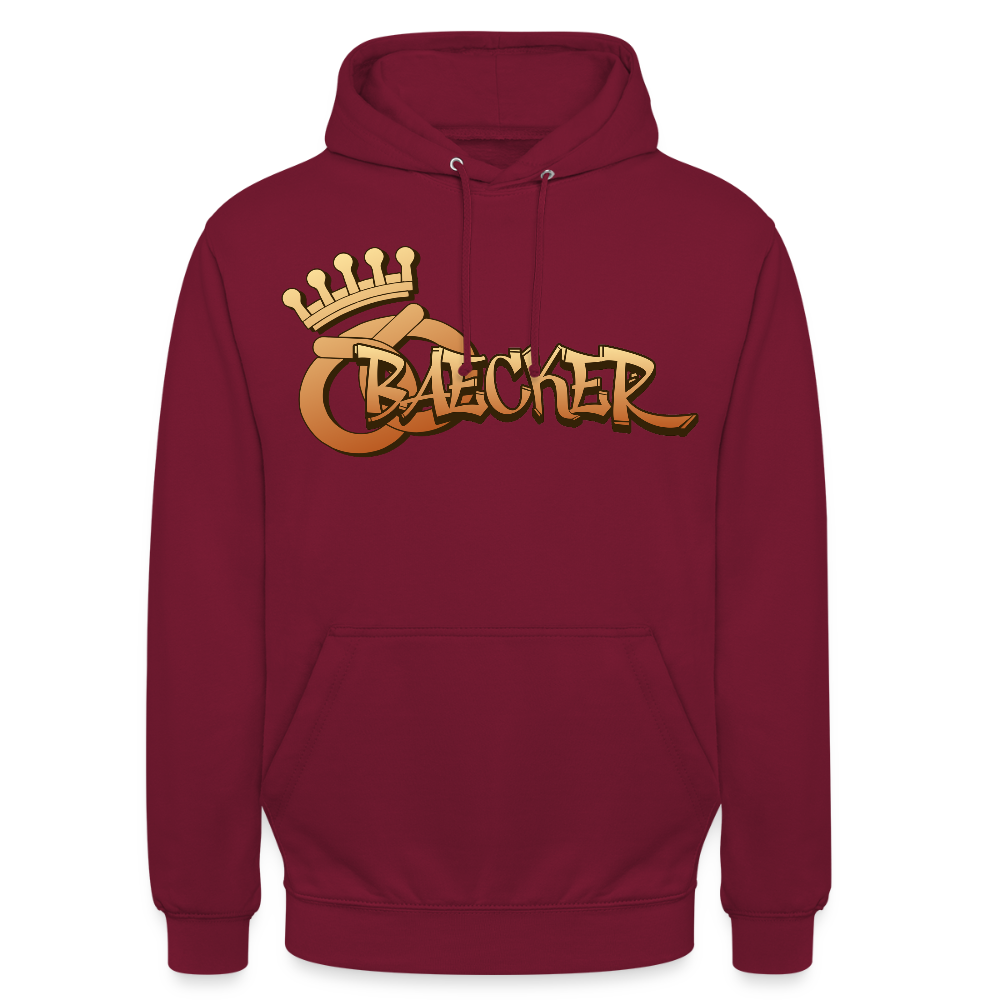 Unisex Hoodie "Bäcker" Bordeaux Unisex Hoodie {{ color }}