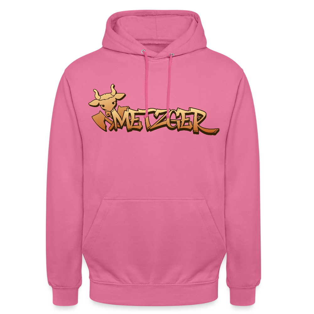 Unisex Hoodie "Metzger" Pink Unisex Hoodie {{ color }}
