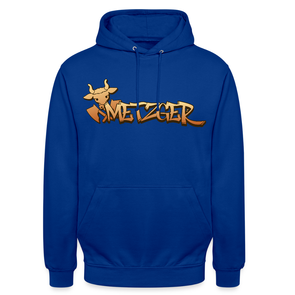 Unisex Hoodie "Metzger" Royalblau Unisex Hoodie {{ color }}