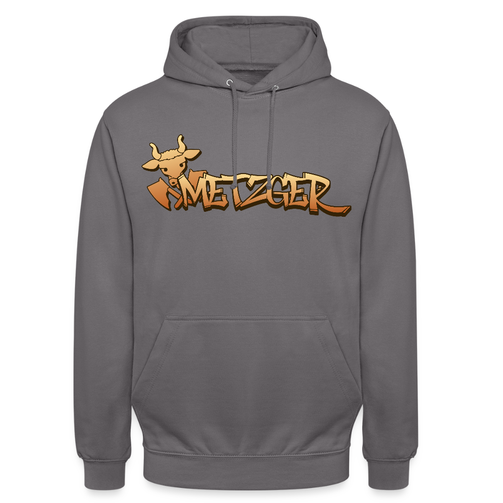Unisex Hoodie "Metzger" Mittelgrau Unisex Hoodie {{ color }}