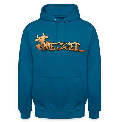 Unisex Hoodie "Metzger" Tiefseeblau Unisex Hoodie {{ color }}