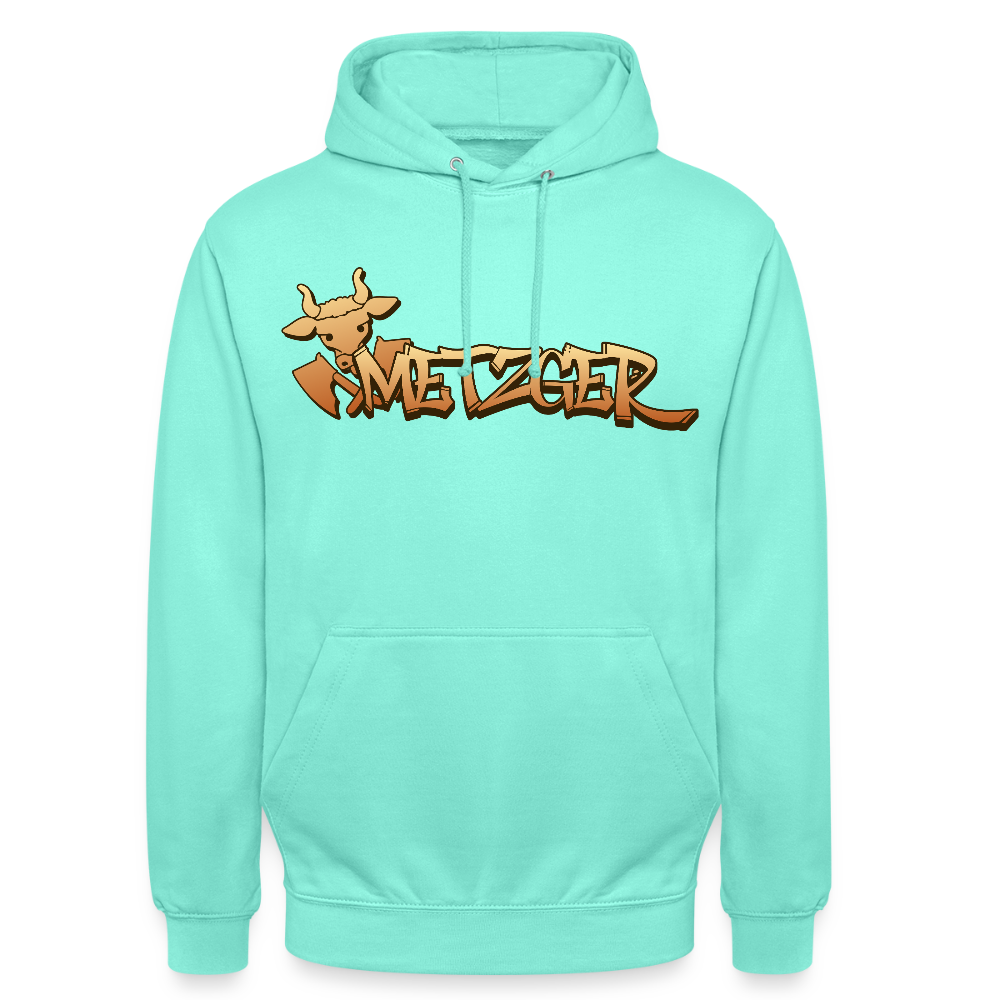 Unisex Hoodie "Metzger" Mint Unisex Hoodie {{ color }}