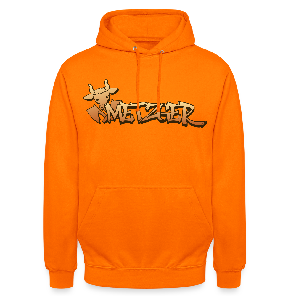 Unisex Hoodie "Metzger" Orange Unisex Hoodie {{ color }}