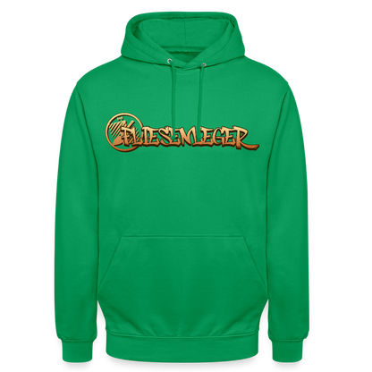 Unisex Hoodie "Fliesenleger" Kelly Green Unisex Hoodie {{ color }}