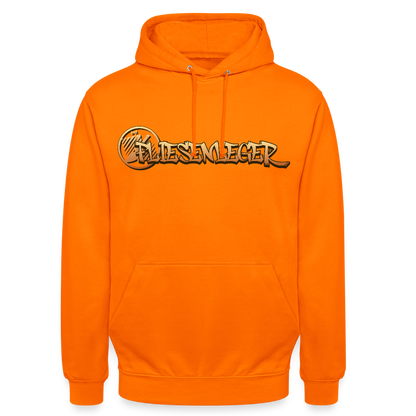 Unisex Hoodie "Fliesenleger" Orange Unisex Hoodie {{ color }}