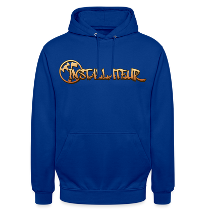 Unisex Hoodie "Installateur" Royalblau Unisex Hoodie {{ color }}