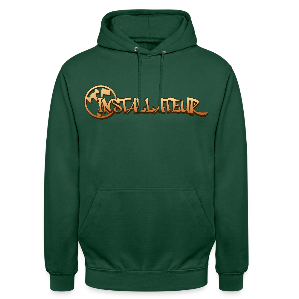 Unisex Hoodie "Installateur" Flaschengrün Unisex Hoodie {{ color }}