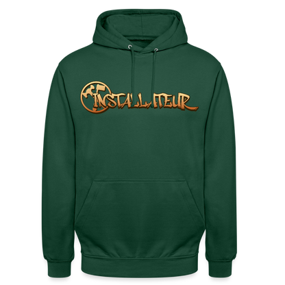 Unisex Hoodie "Installateur" Flaschengrün Unisex Hoodie {{ color }}