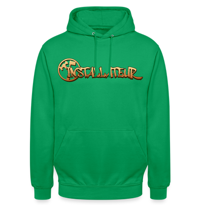 Unisex Hoodie "Installateur" Kelly Green Unisex Hoodie {{ color }}