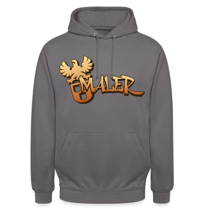 Unisex Hoodie "Maler" Mittelgrau Unisex Hoodie {{ color }}