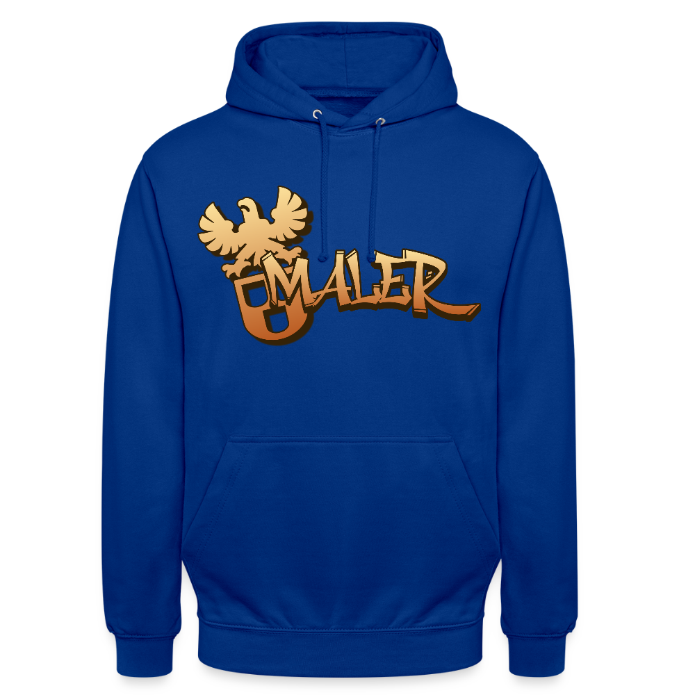 Unisex Hoodie "Maler" Royalblau Unisex Hoodie {{ color }}