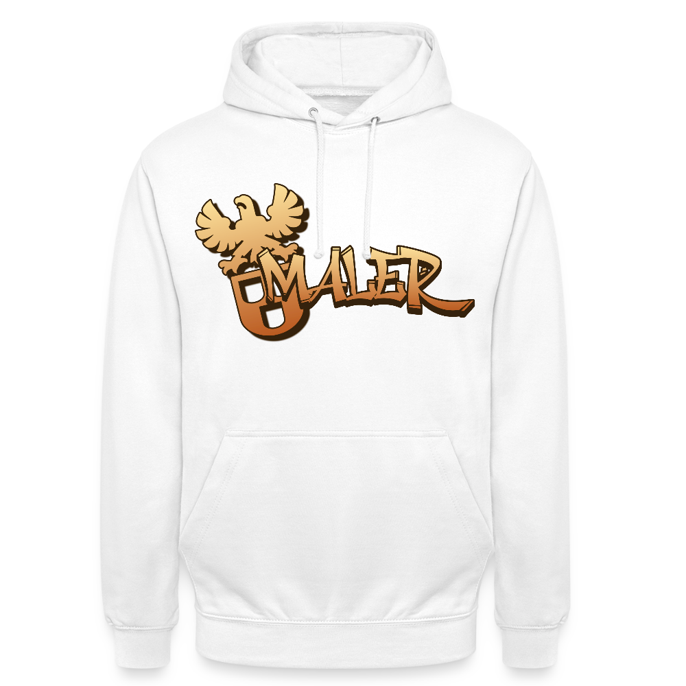 Unisex Hoodie "Maler" Weiß Unisex Hoodie {{ color }}