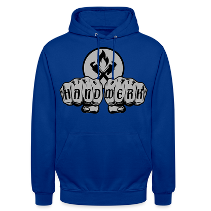 Unisex Hoodie "Heizungsbauer" Royalblau Unisex Hoodie {{ color }}
