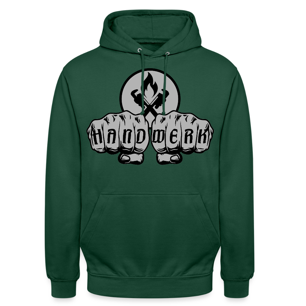 Unisex Hoodie "Heizungsbauer" Flaschengrün Unisex Hoodie {{ color }}