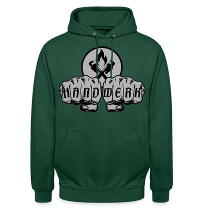Unisex Hoodie "Heizungsbauer" Flaschengrün Unisex Hoodie {{ color }}