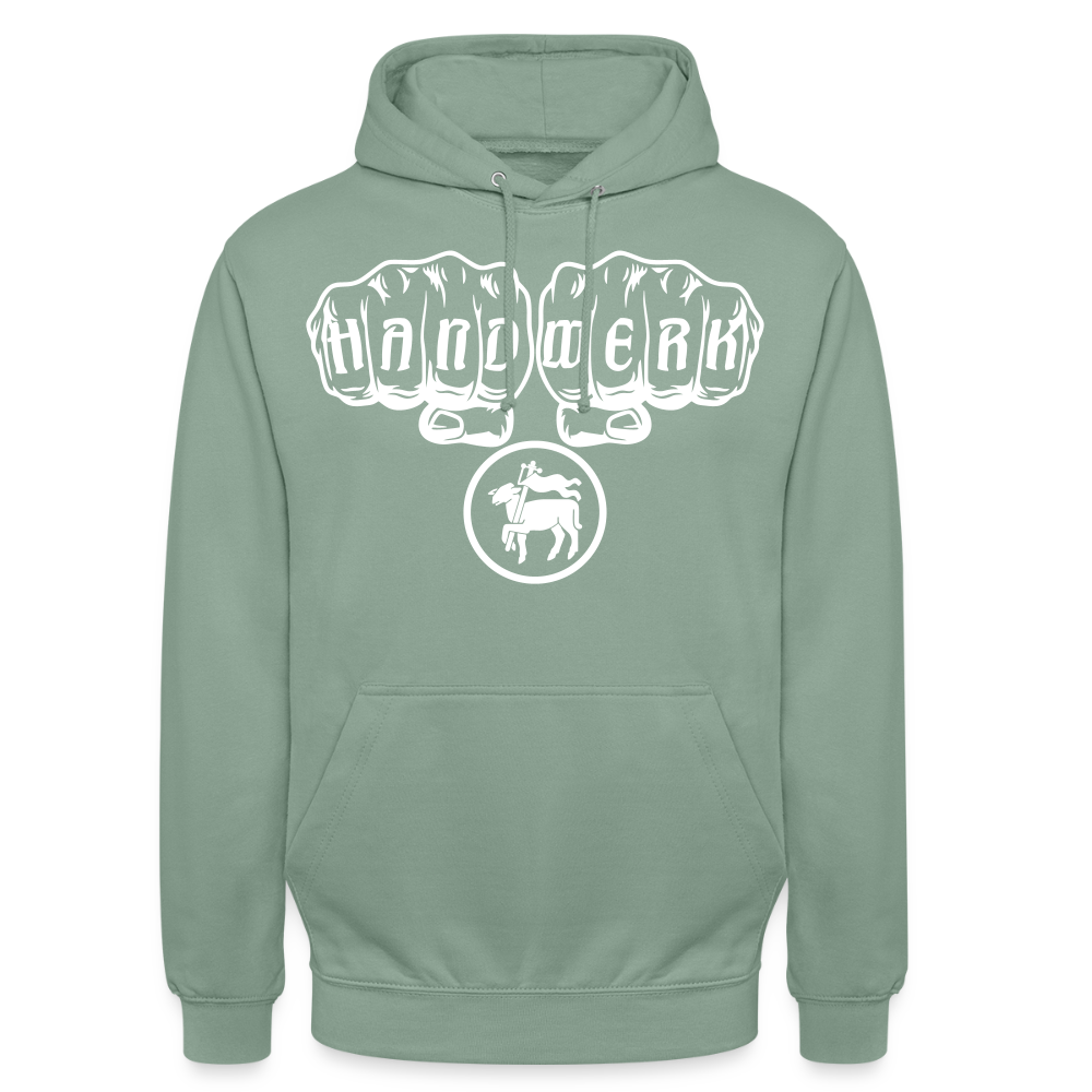 Unisex Hoodie "Fleischer" Graugrün Unisex Hoodie {{ color }}