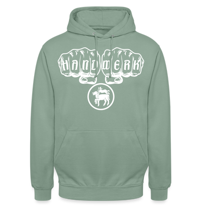 Unisex Hoodie "Fleischer" Graugrün Unisex Hoodie {{ color }}