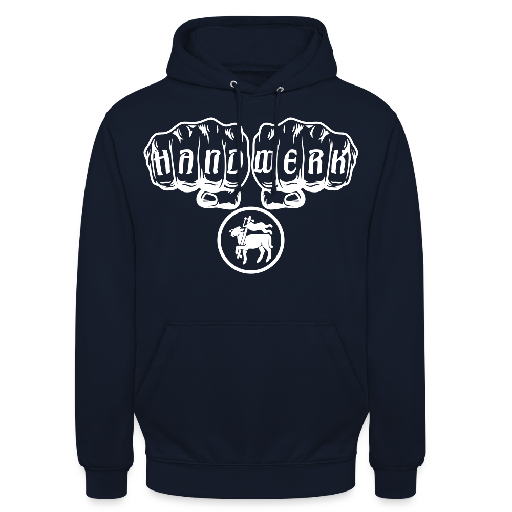 Unisex Hoodie "Fleischer" Navy Unisex Hoodie {{ color }}