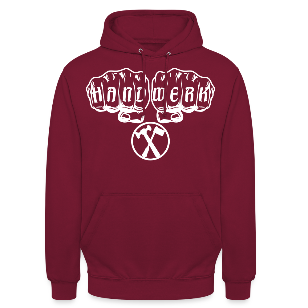 Unisex Hoodie "Installateur" Bordeaux Unisex Hoodie {{ color }}