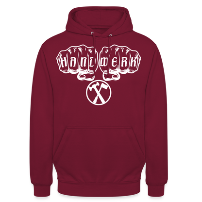 Unisex Hoodie "Installateur" Bordeaux Unisex Hoodie {{ color }}