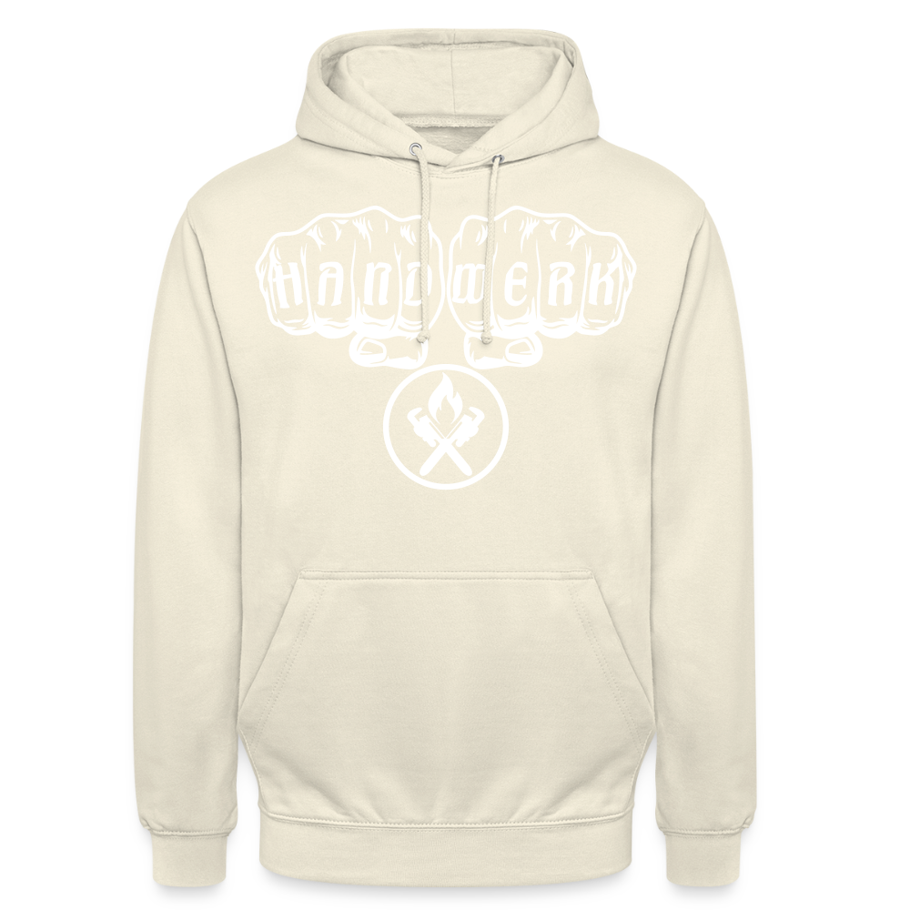 Unisex Hoodie "Heizungsbauer" Vanille-Milchshake Unisex Hoodie {{ color }}