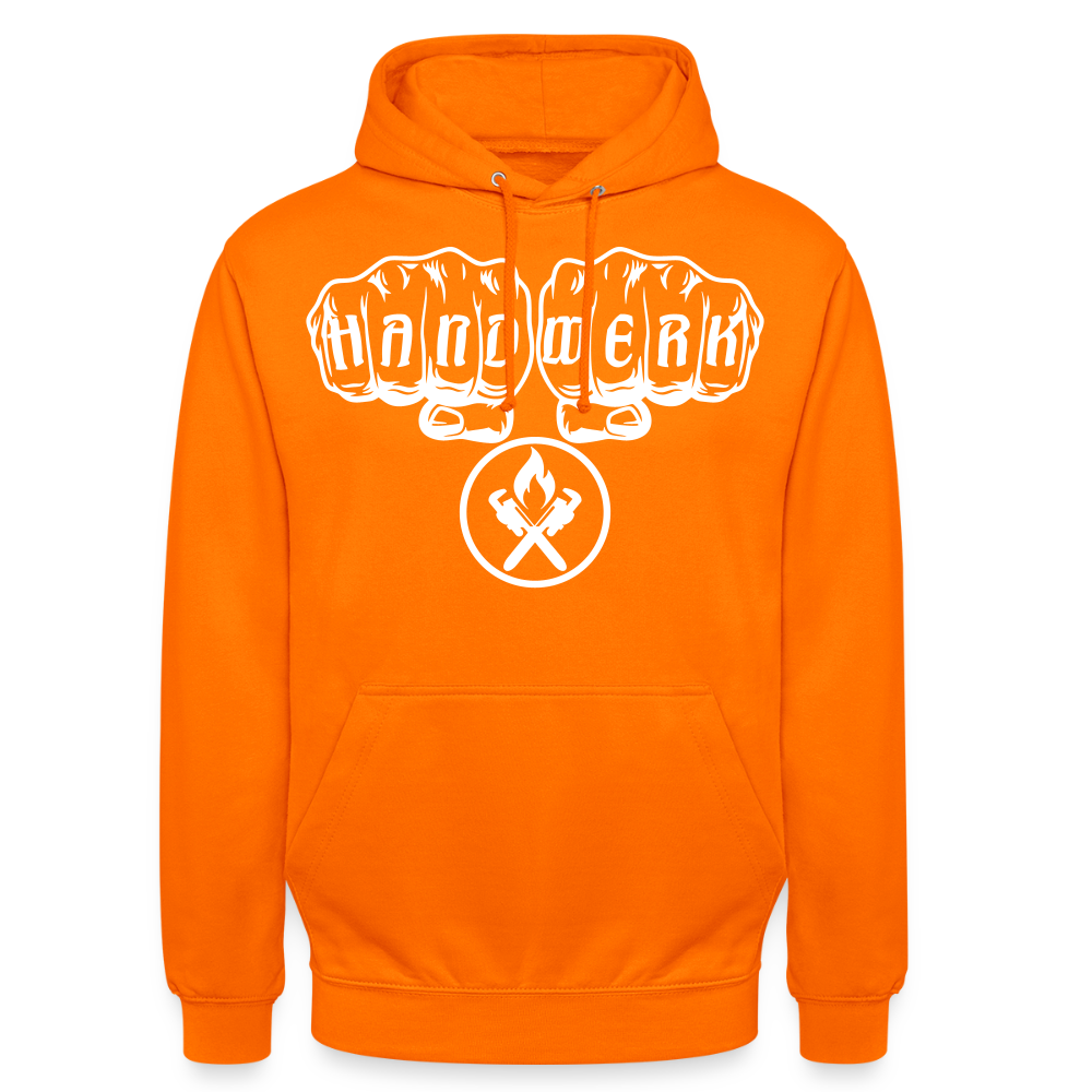 Unisex Hoodie "Heizungsbauer" Orange Unisex Hoodie {{ color }}