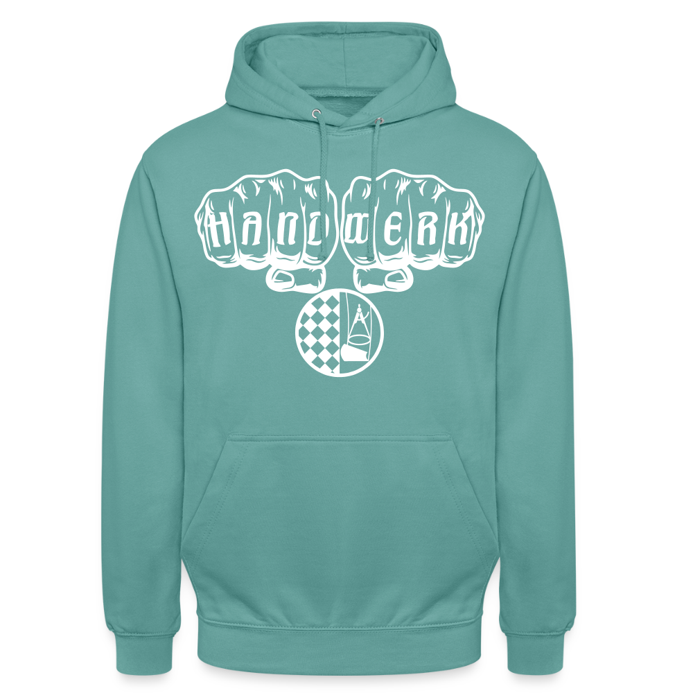 Unisex Hoodie "Bodenleger" Pastelltürkis Unisex Hoodie {{ color }}