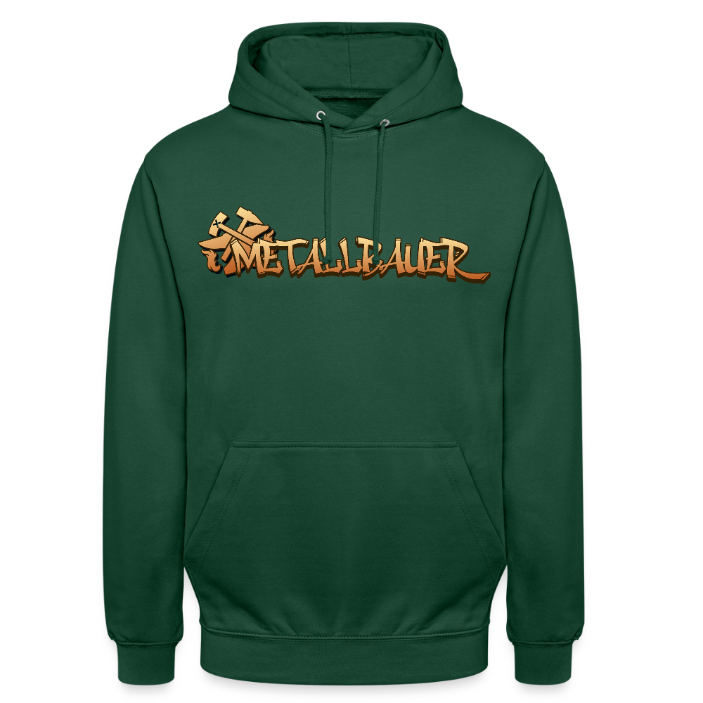 Unisex Hoodie "Metallbauer" Flaschengrün Unisex Hoodie {{ color }}